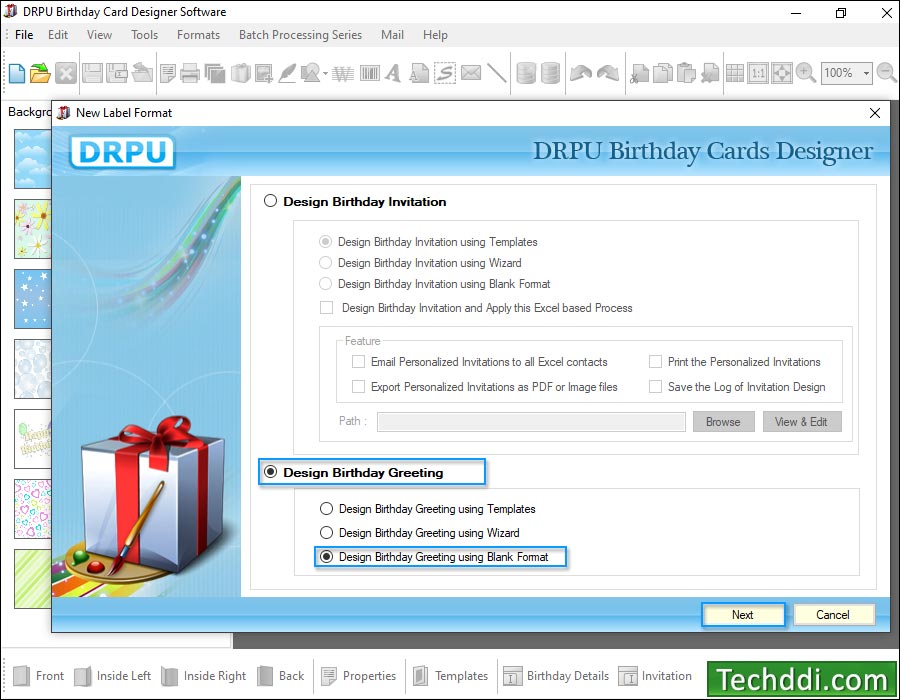 Birthday Cards Maker Software