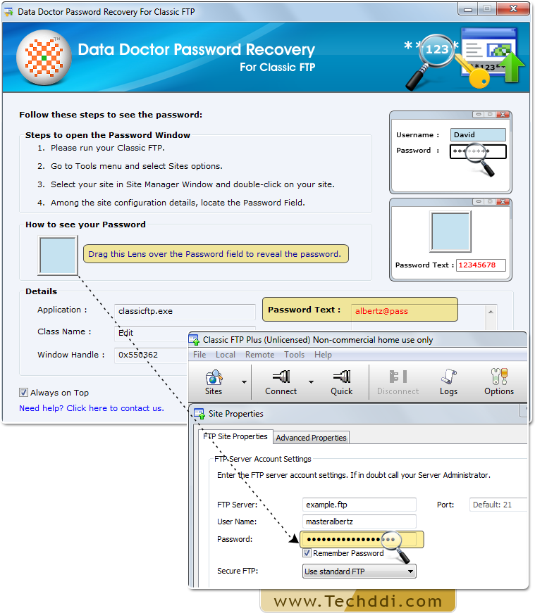 Ftp password