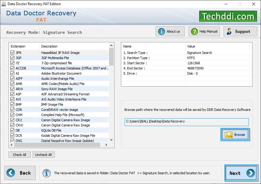 Windows Data Recovery for FAT