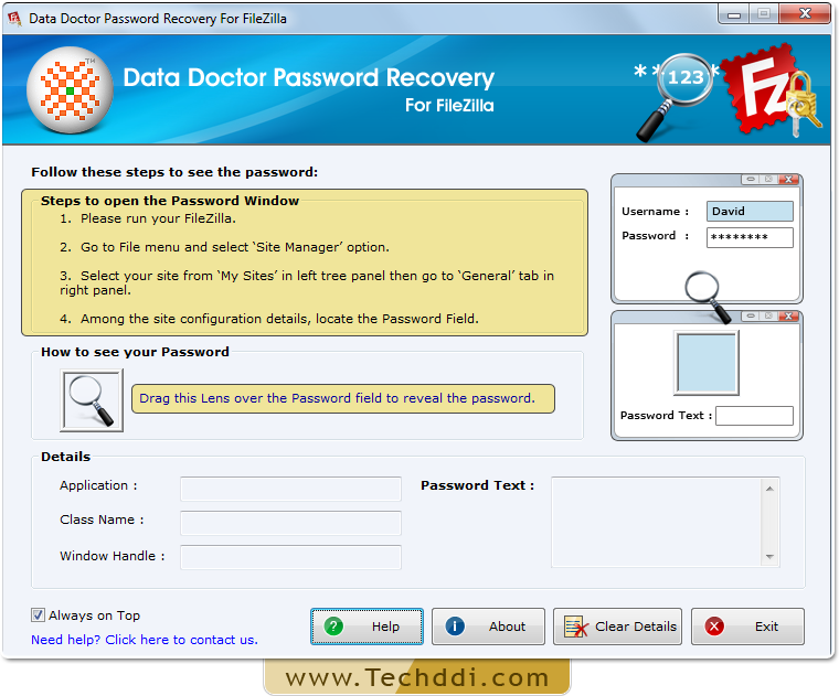 recover filezilla for mac passwords