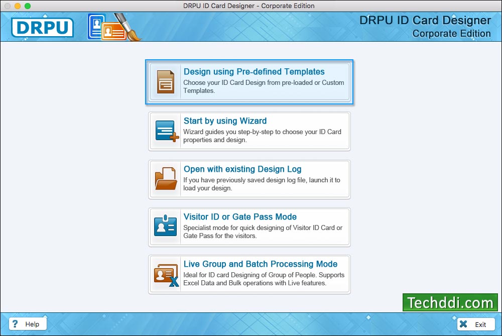 ID Card Designer Corporate Edition for Mac