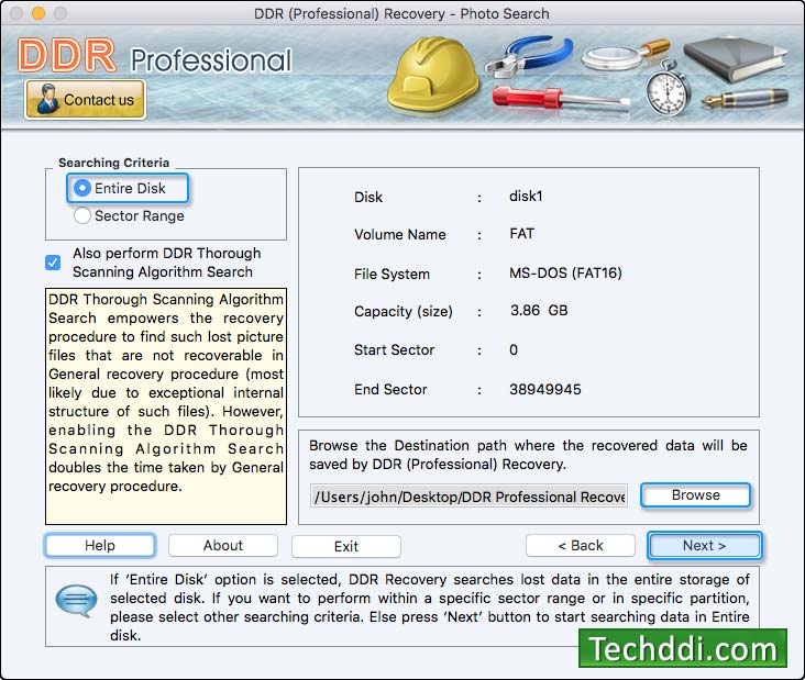 Mac DDR Recovery Software - Professional